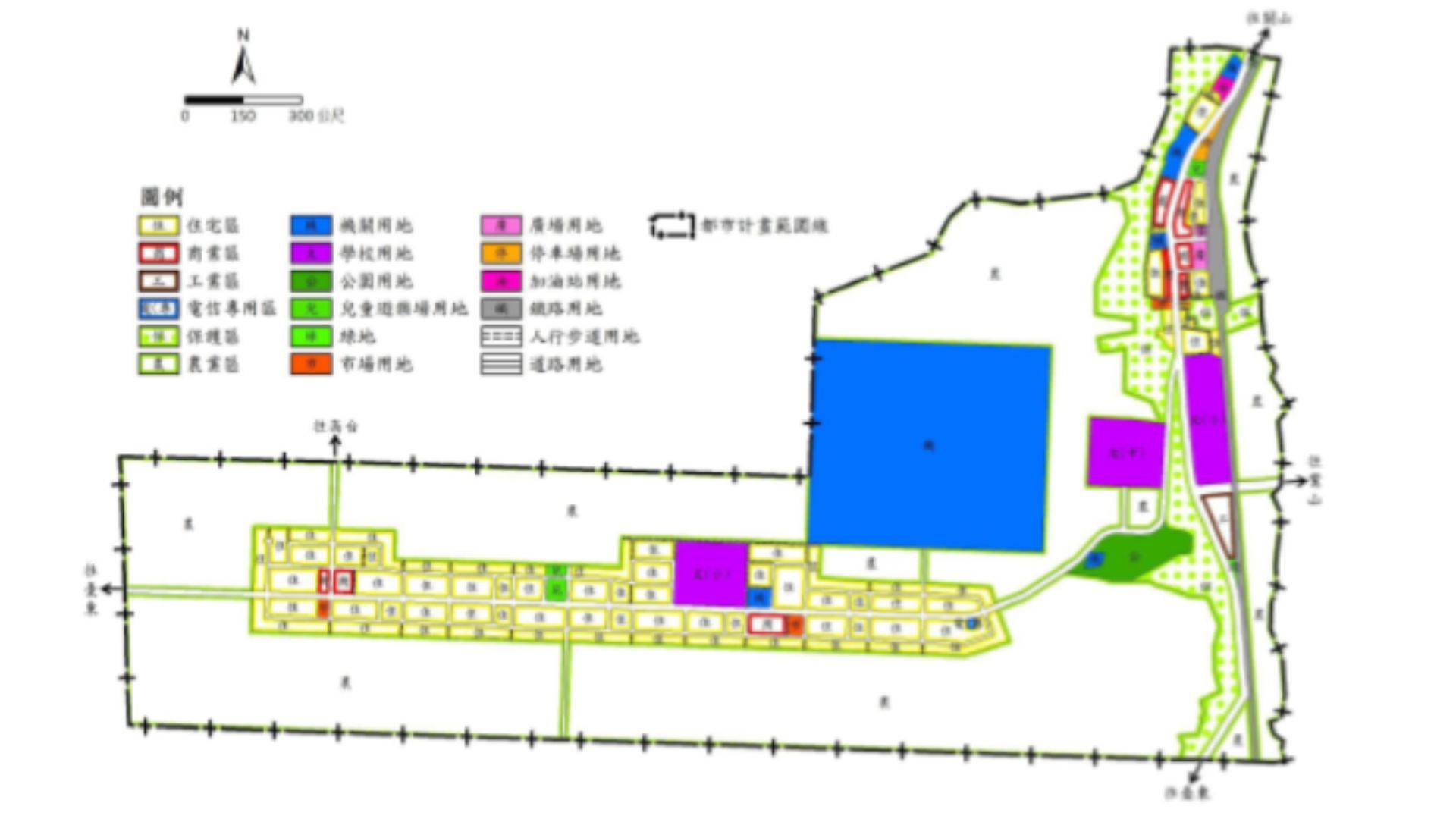 現行鹿野都市計畫