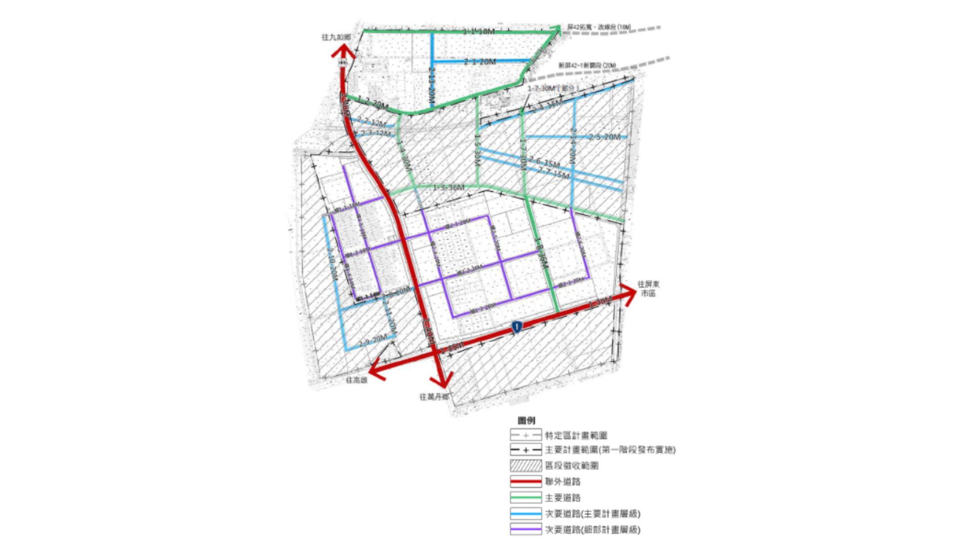 道路系統 示意