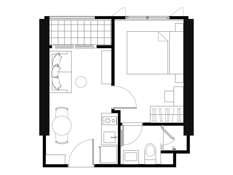 1房1廳1衛1陽台