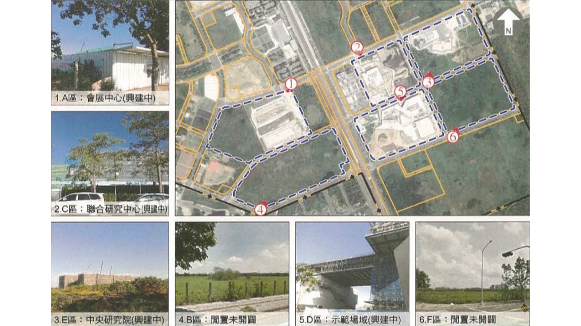 土地使用現況示意