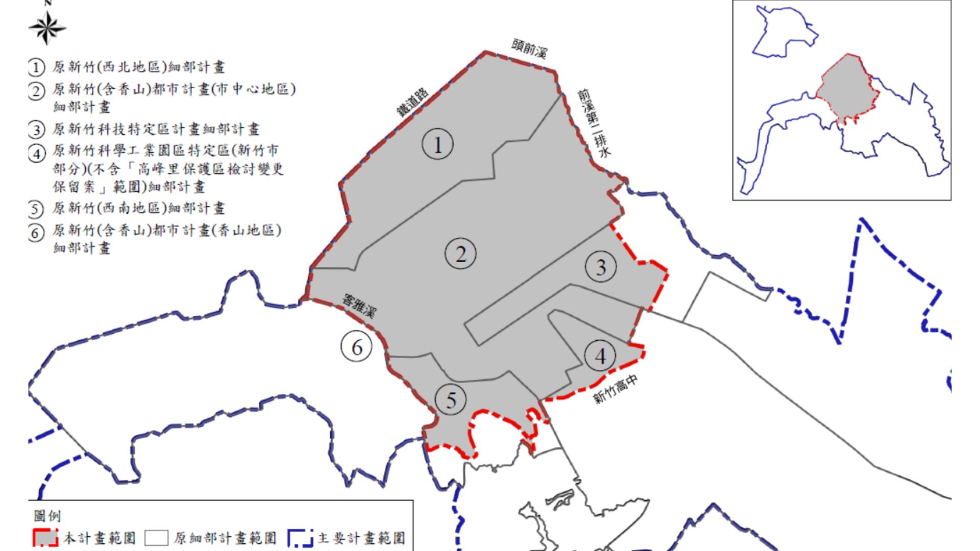 計畫位置及範圍示意