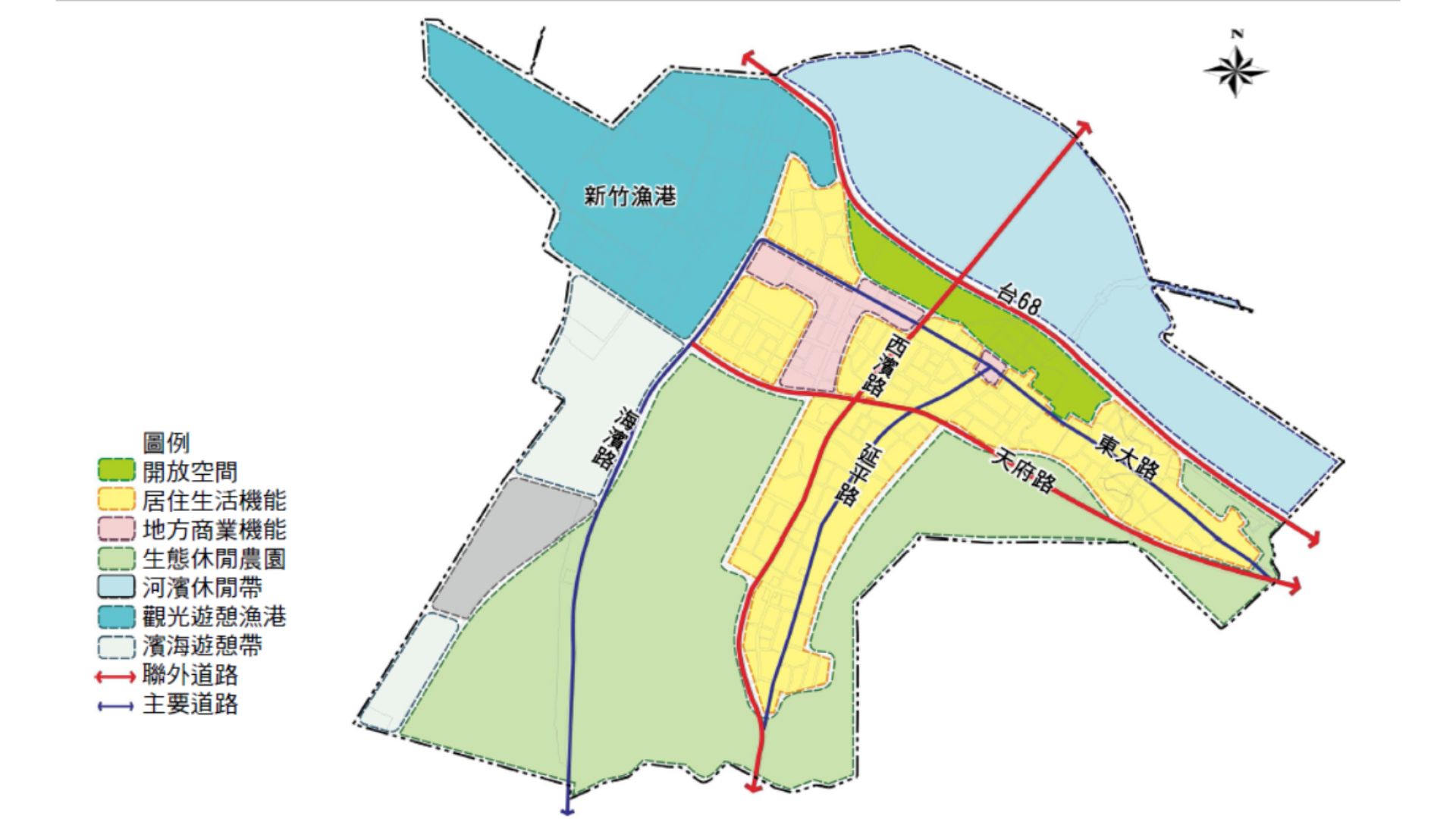 本計畫空間發展構想示意