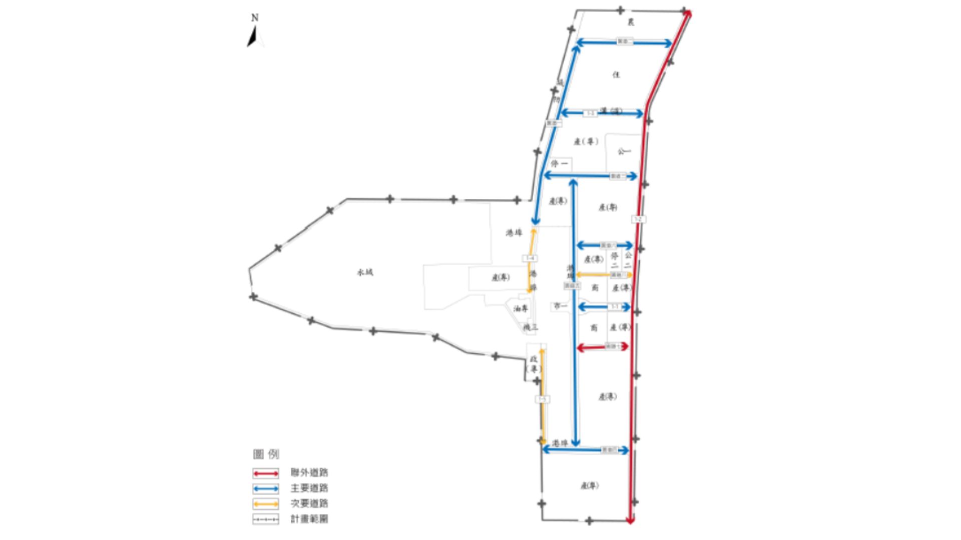 計畫區道路系統