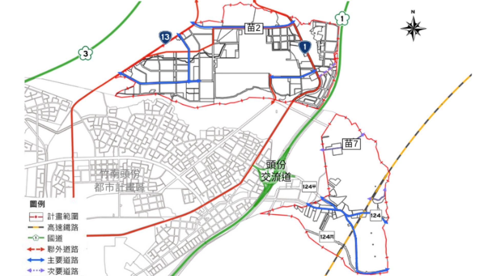 交通系統示意