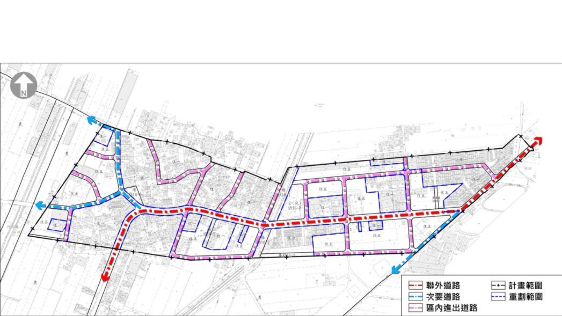 道路系統示意圖