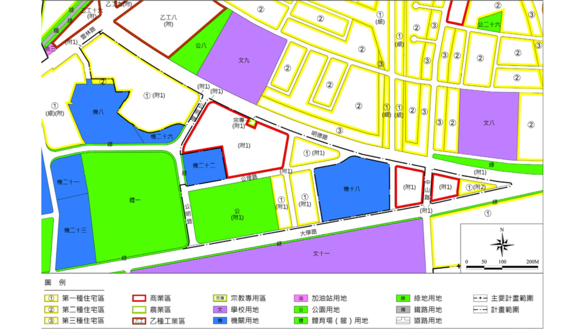 主要計畫示意