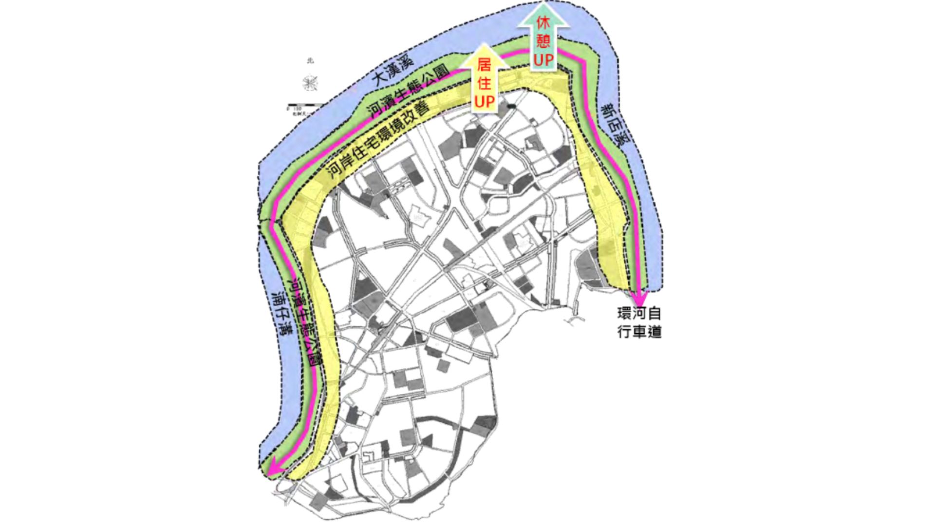 親水計畫構想示意