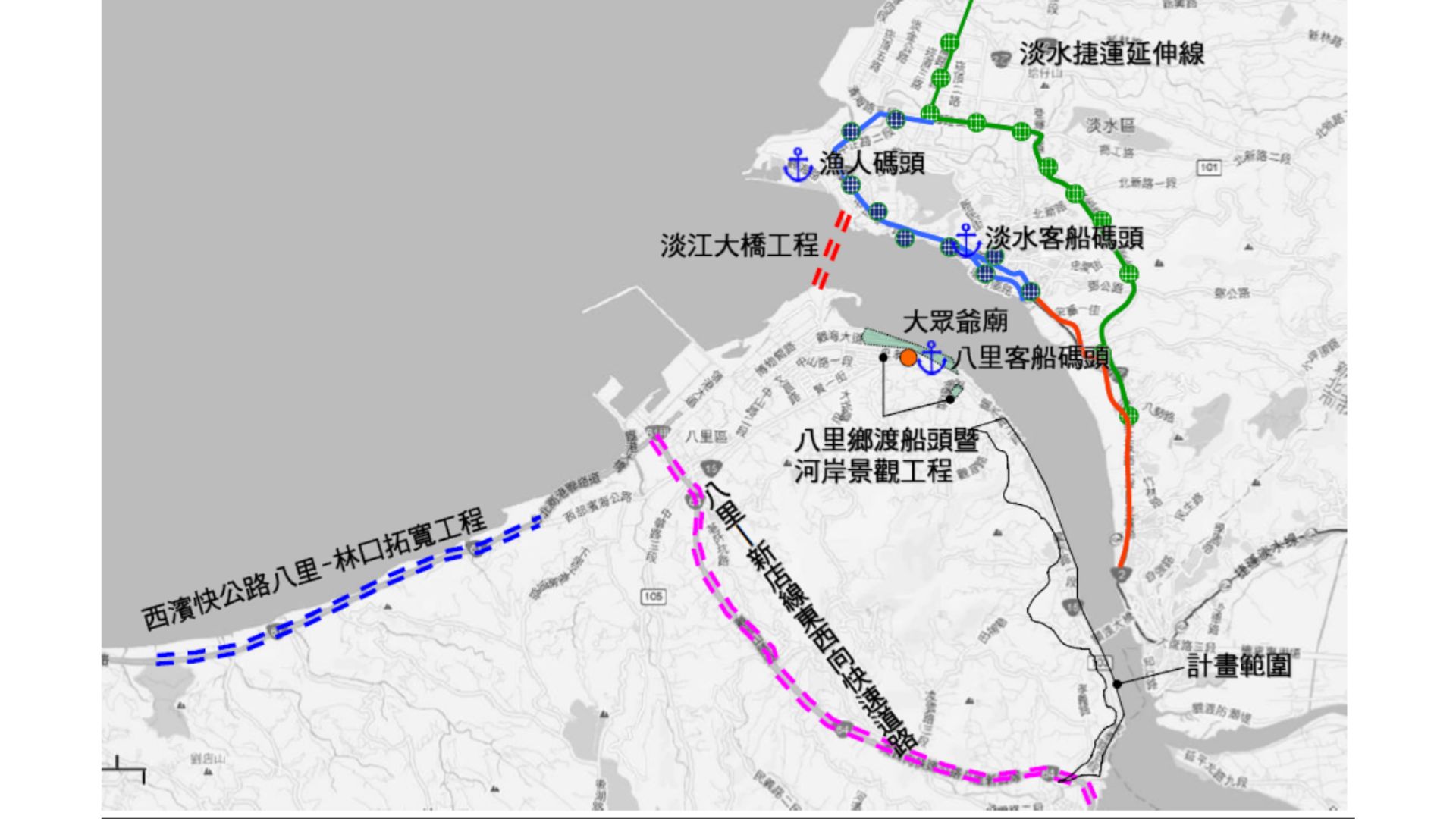 計畫區周邊相關建設計畫