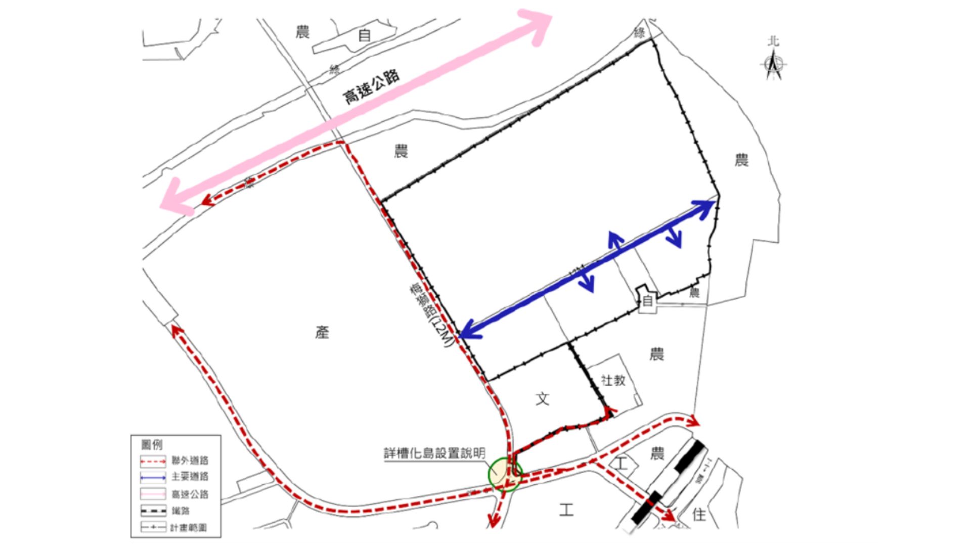 交通系統示意