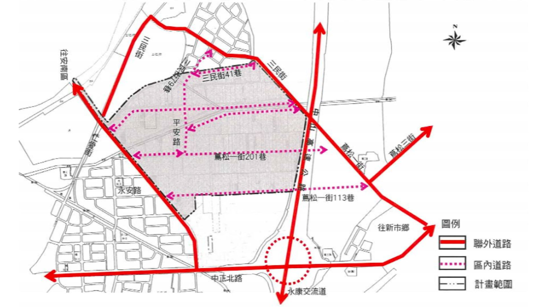 道路系統示意