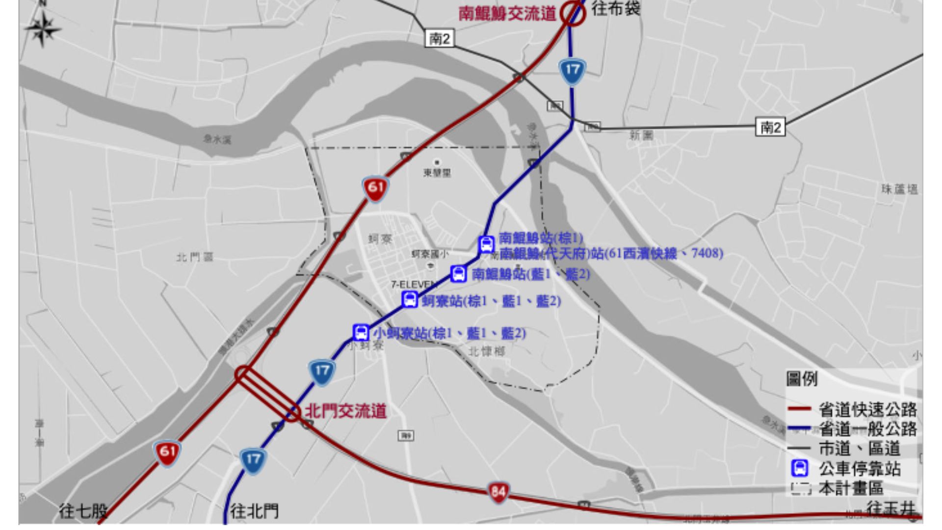 交通系統示意