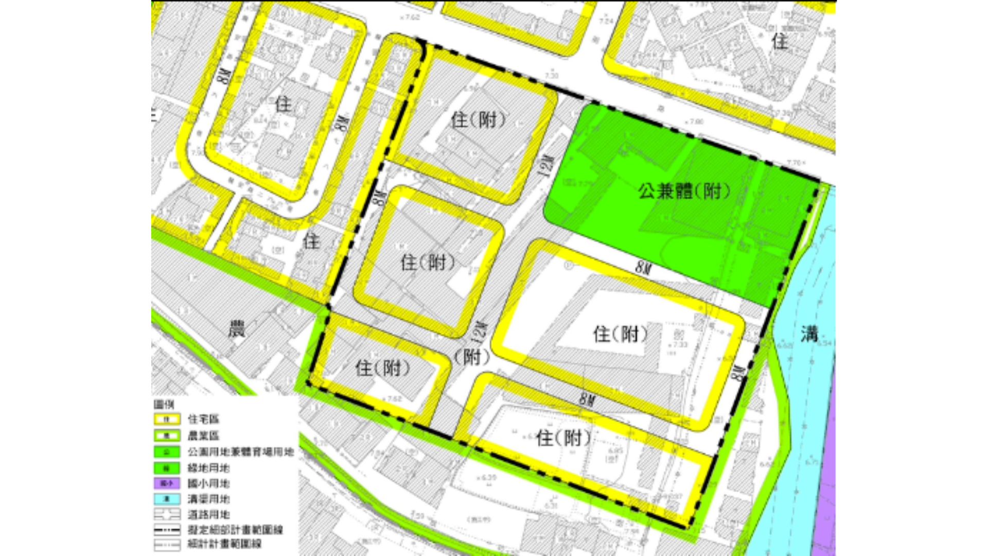 變更後土地使用計畫