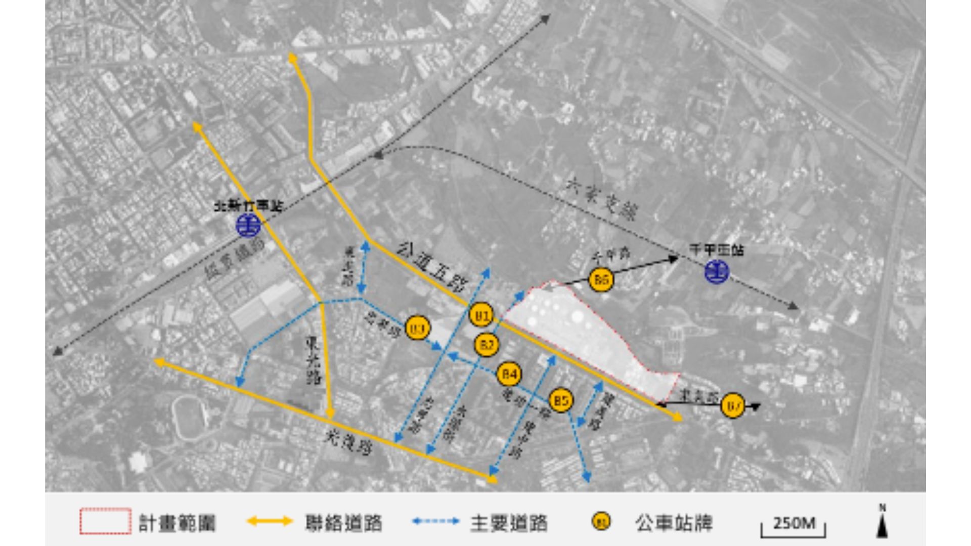 交通系統示意