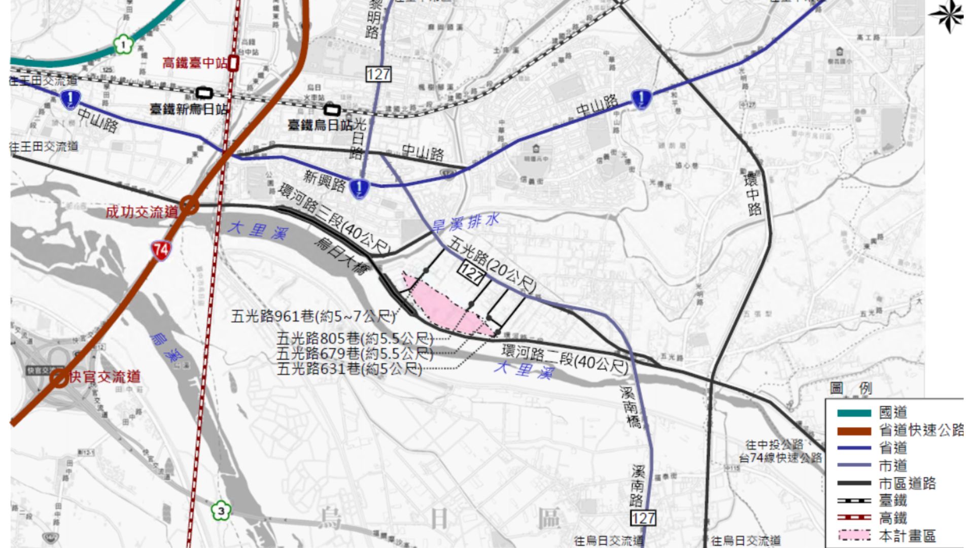 本計畫區交通系統現況