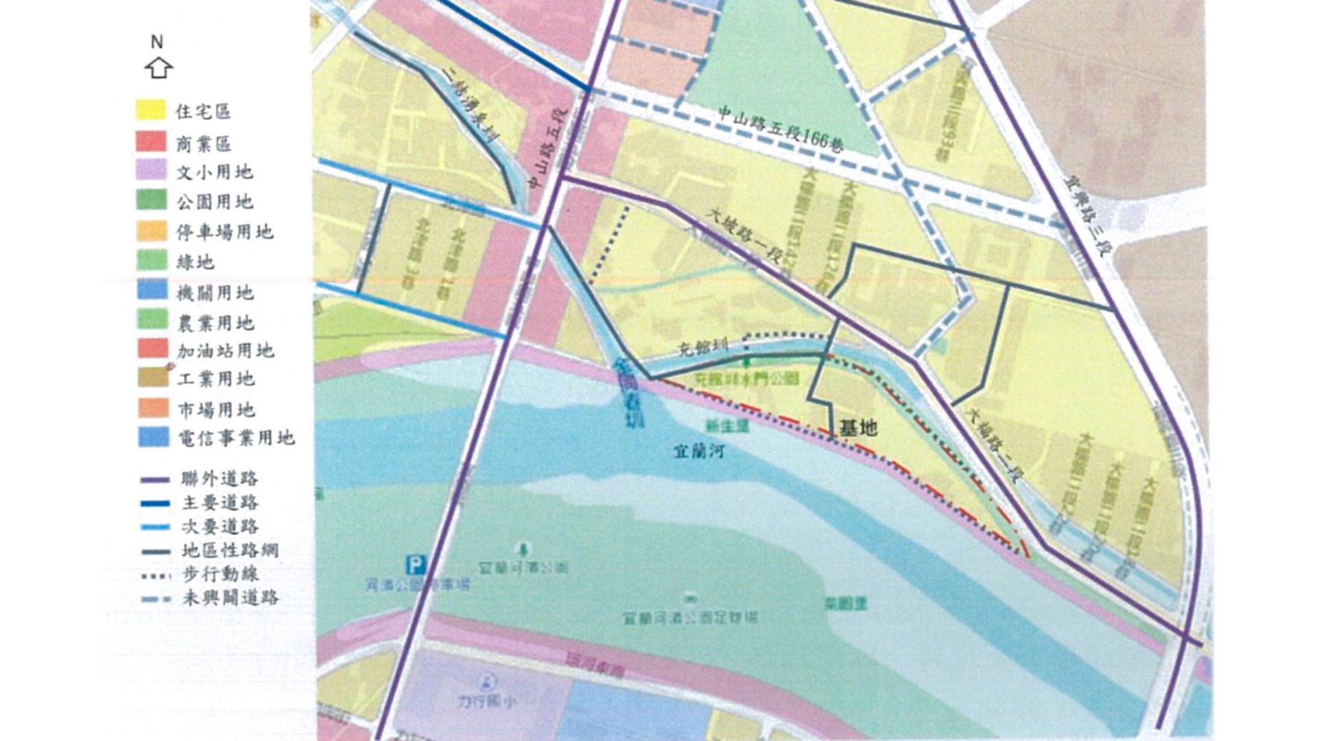 道路系統示意