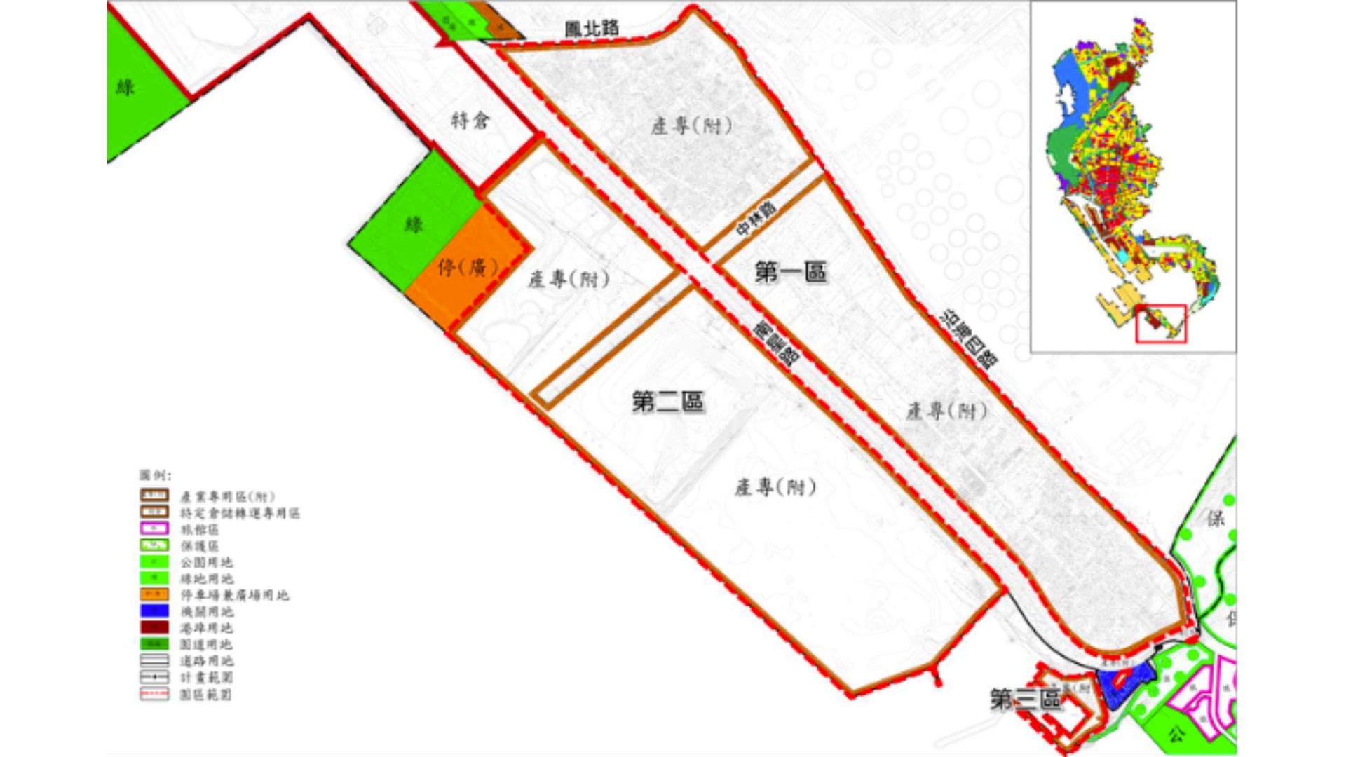 計畫位置與範圍示意