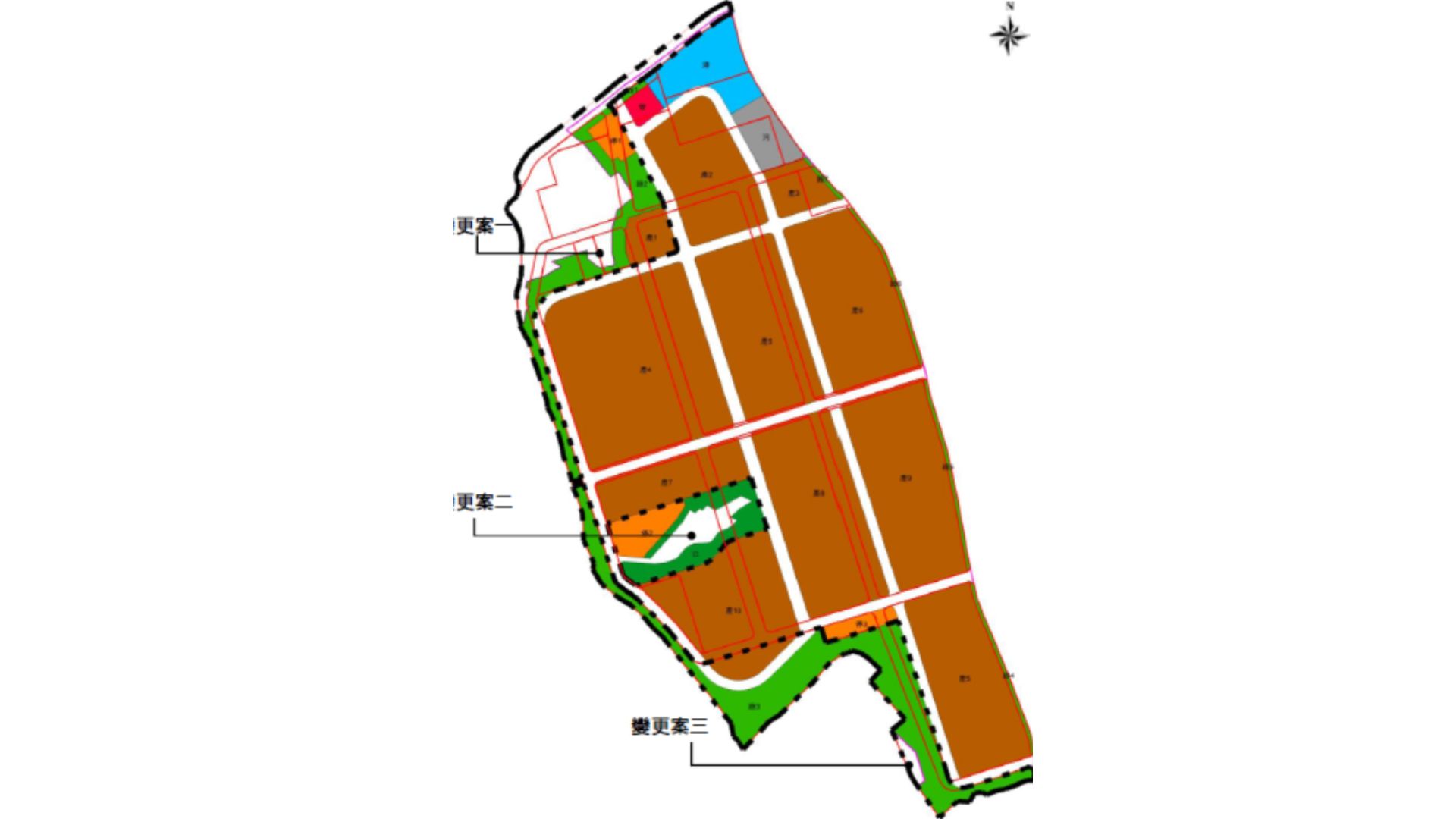 本計畫變更後土地使用計畫