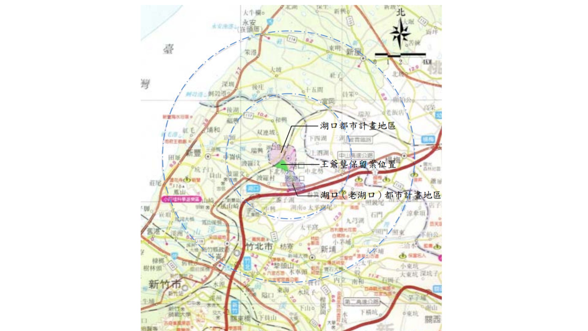 湖口都市計畫地理位置
