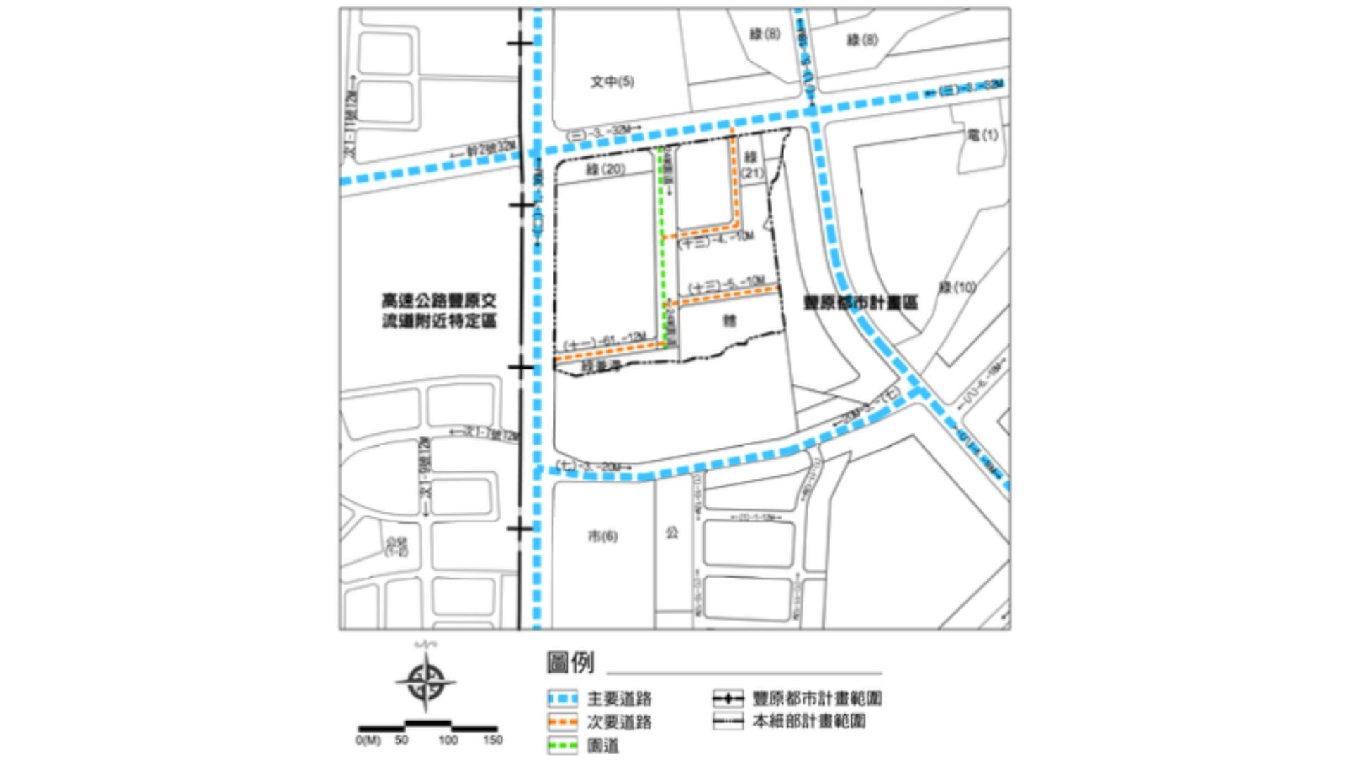 道路系統示意