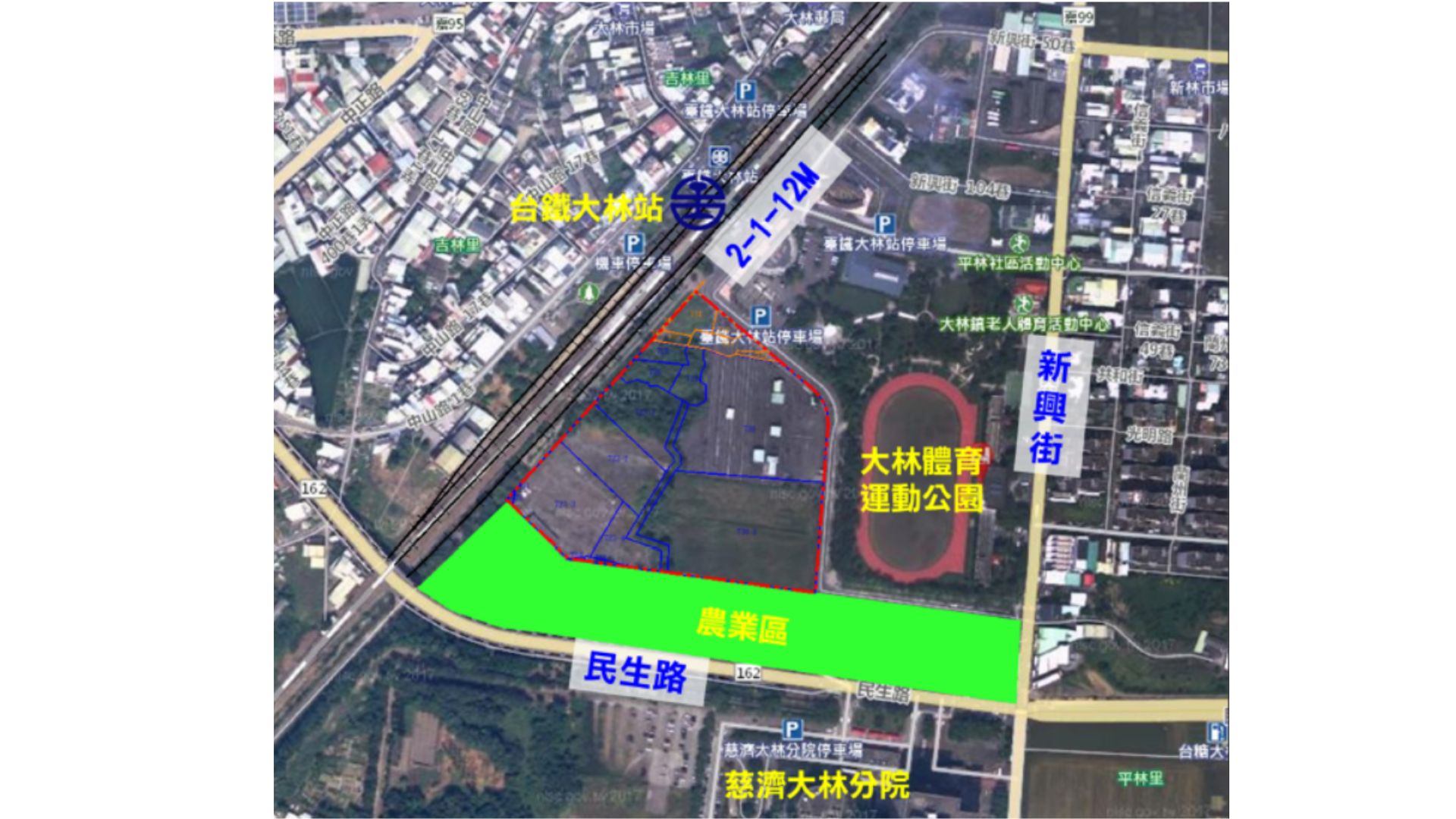重劃區範圍四至界址