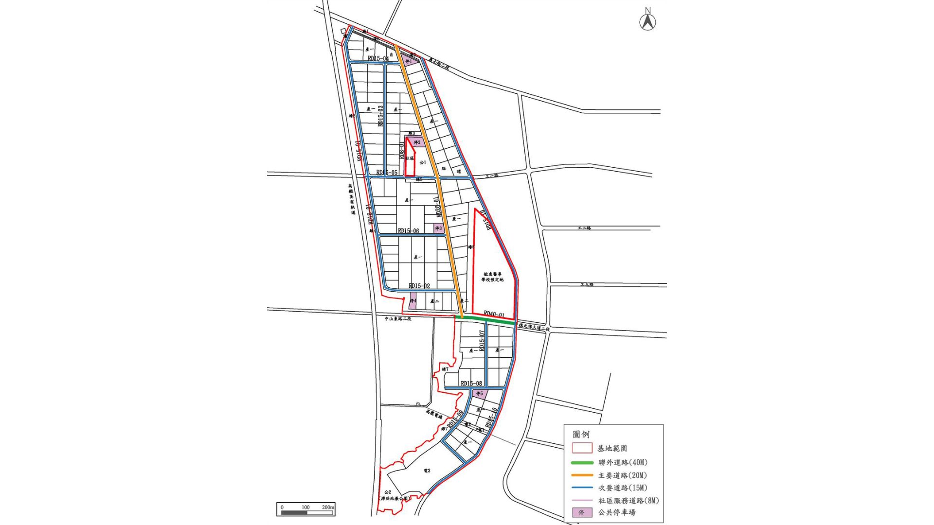 計畫區內道路系統