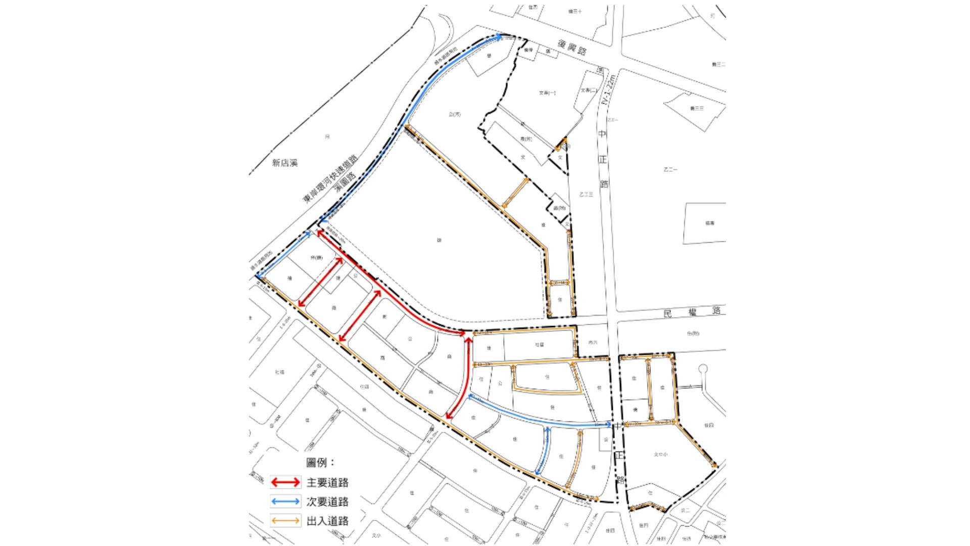 道路系統示意