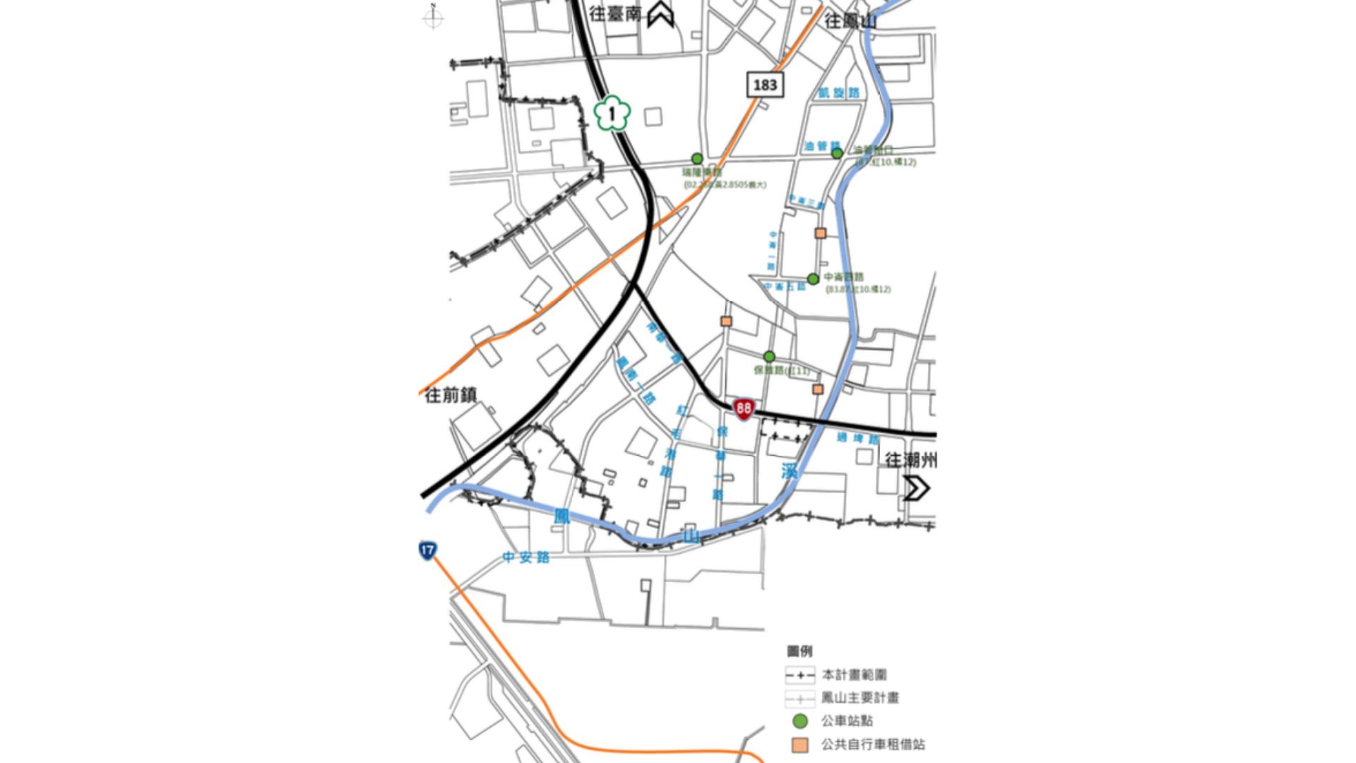 交通運輸系統示意
