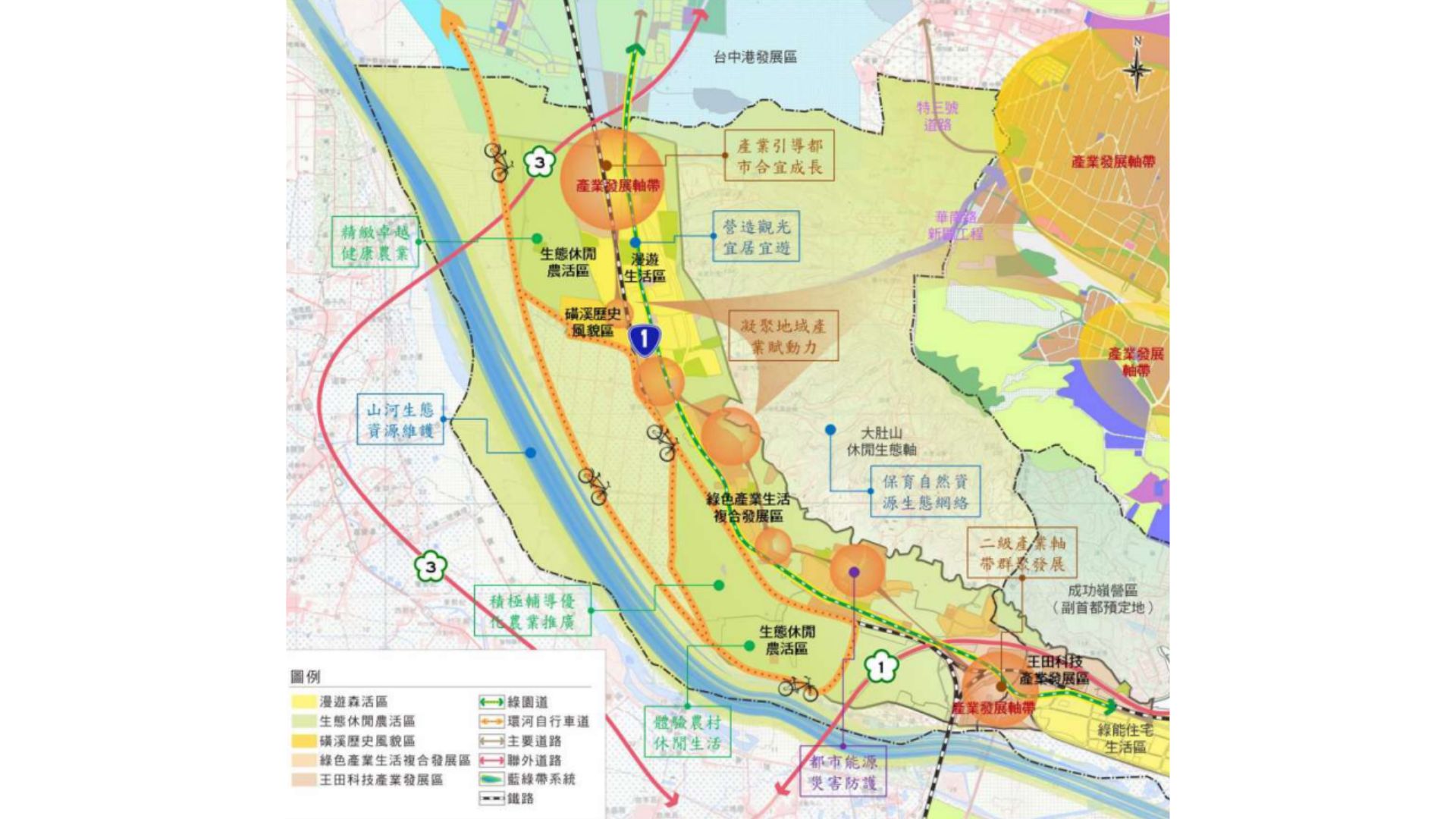 大肚地區細部計劃發展構想