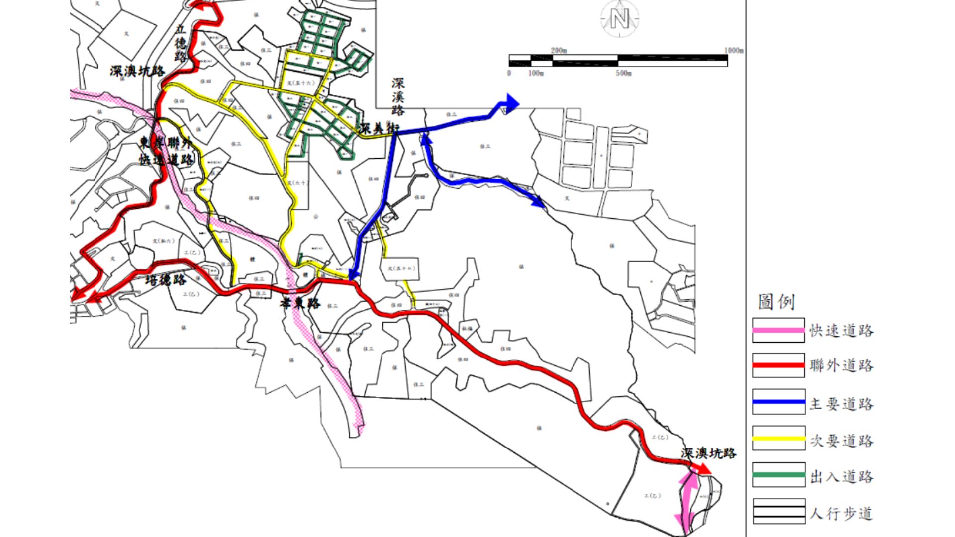 變更基隆市港口商埠地區(深澳坑附近地區)細部計畫(第一次通盤檢討)交通系統