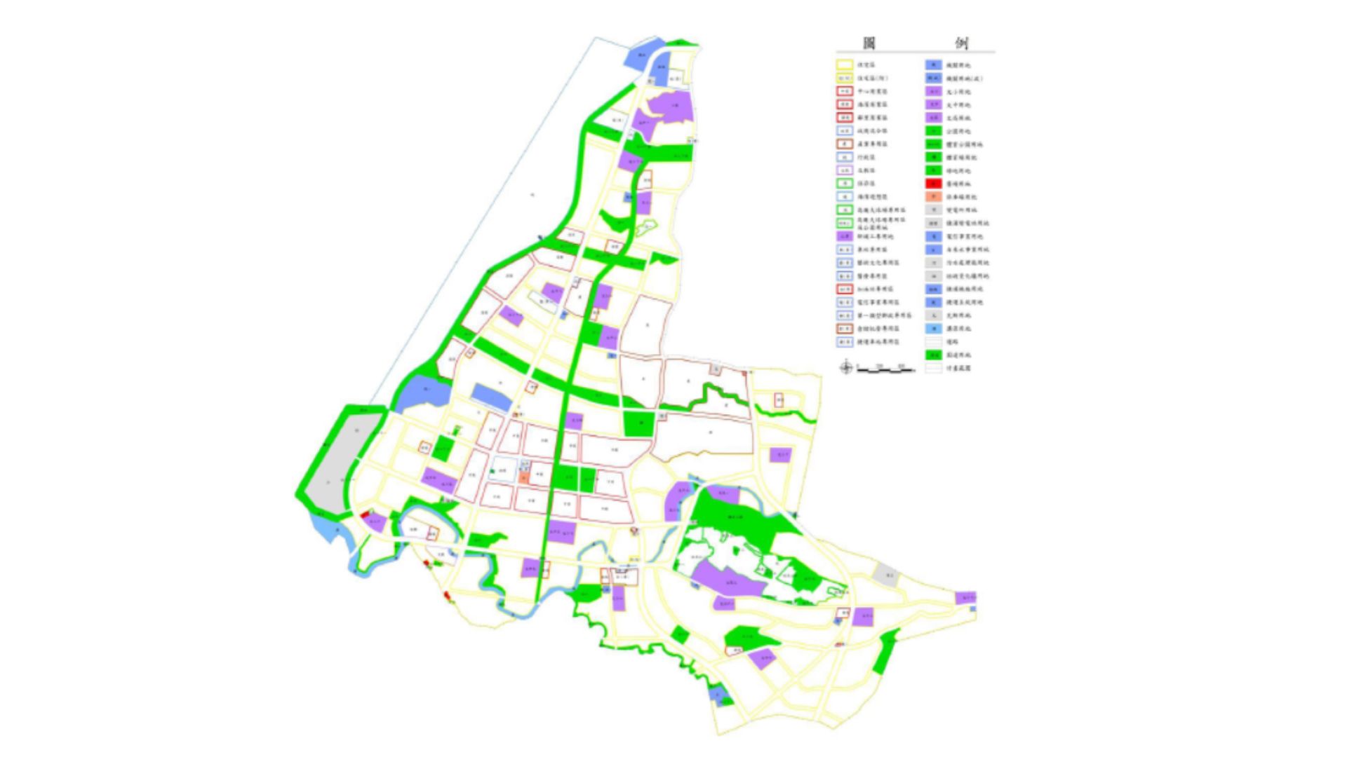 新市鎮主要計畫圖