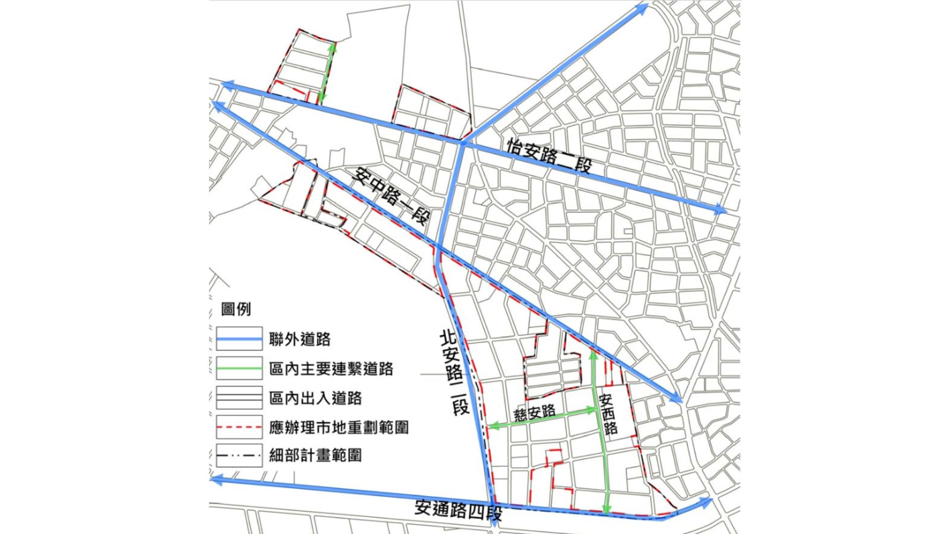 道路系統示意