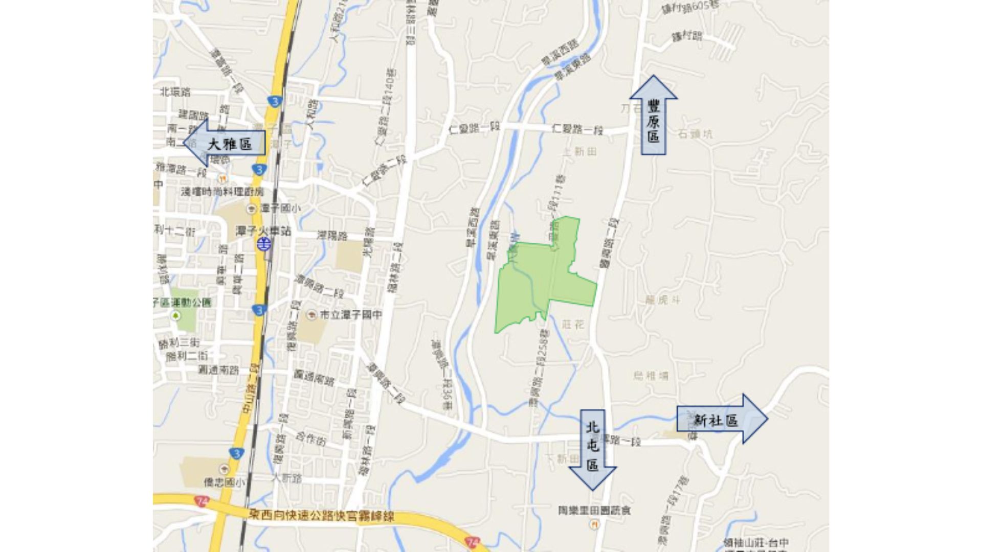 道路系統示意