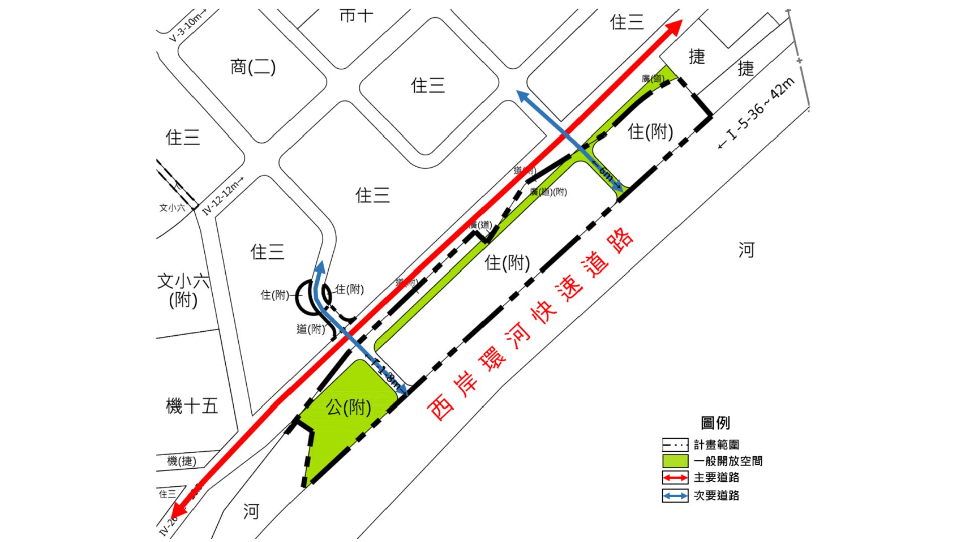 道路系統示意
