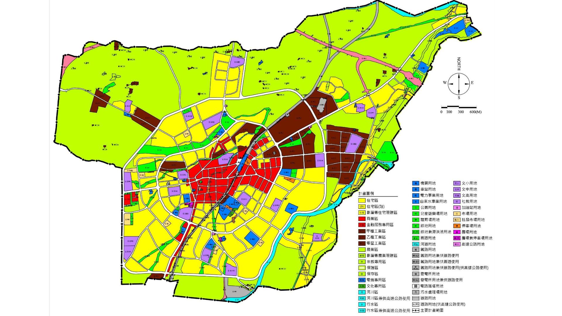 變更後都市計畫圖