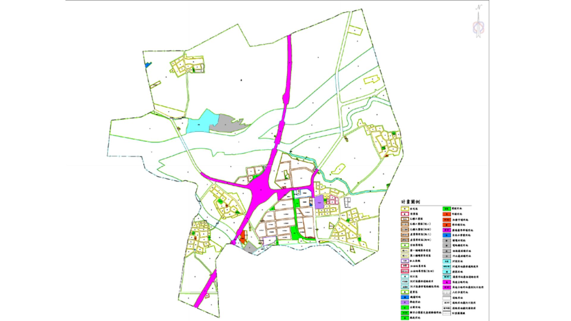 現行高速公路斗南交流道附近特定區主要計畫