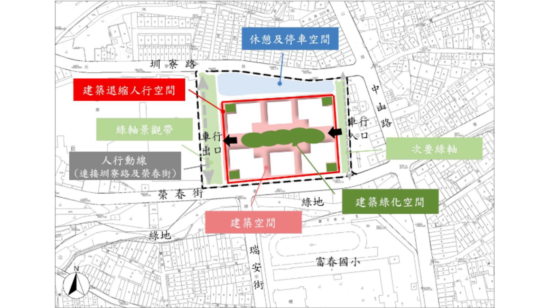 變更範圍土地使用構想