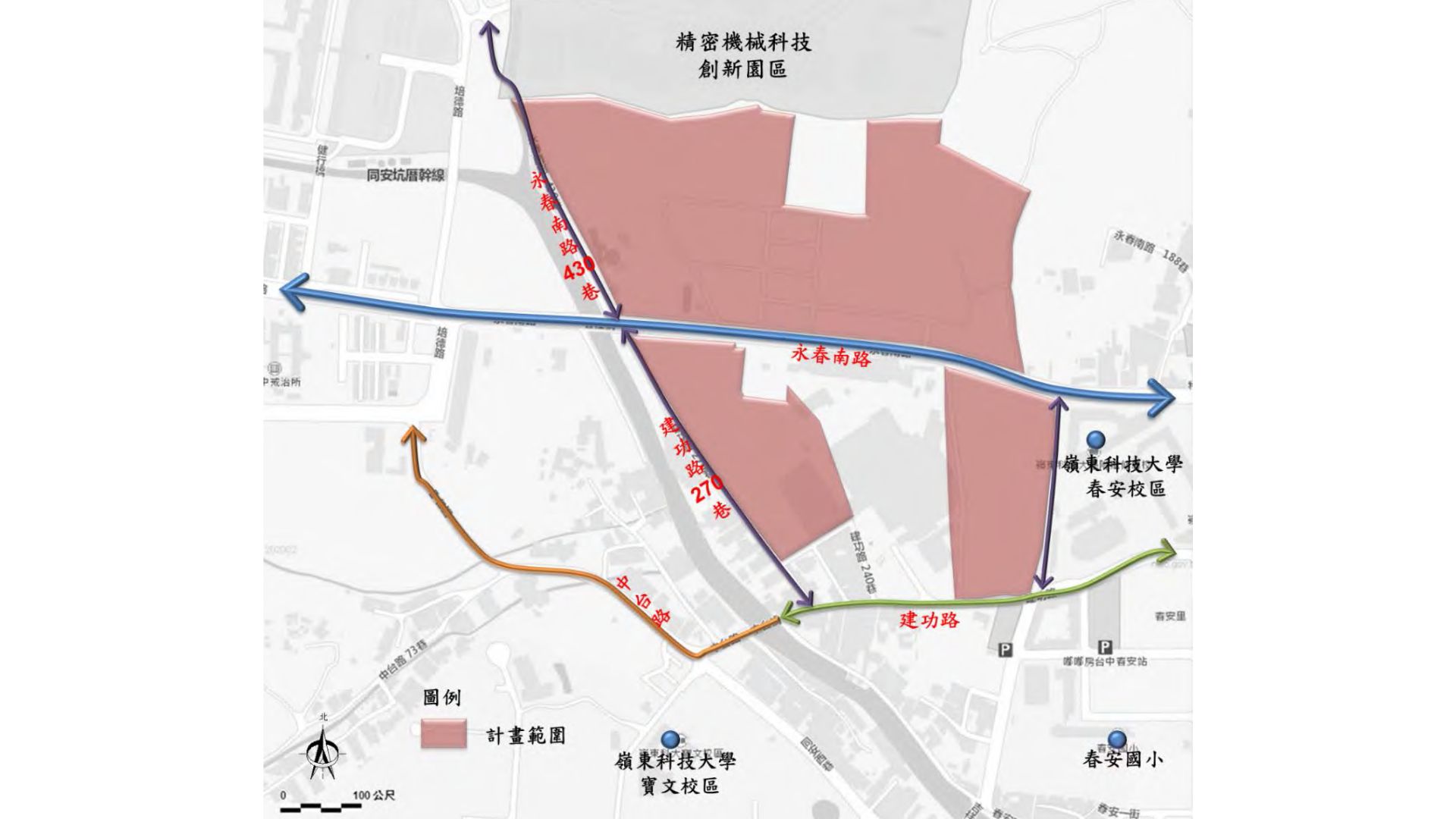 本細部計畫區計畫位置