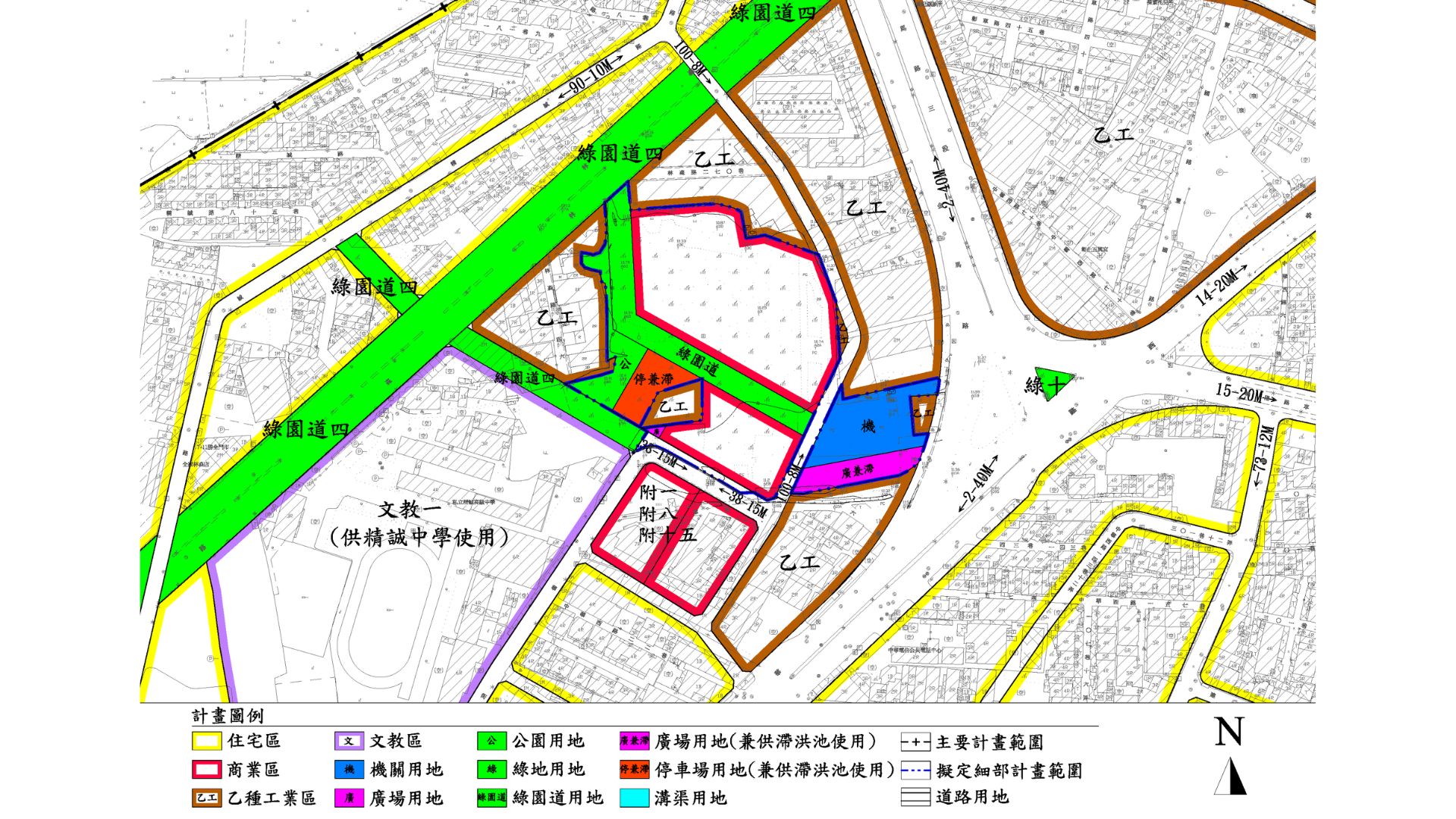 擬定細部計畫示意