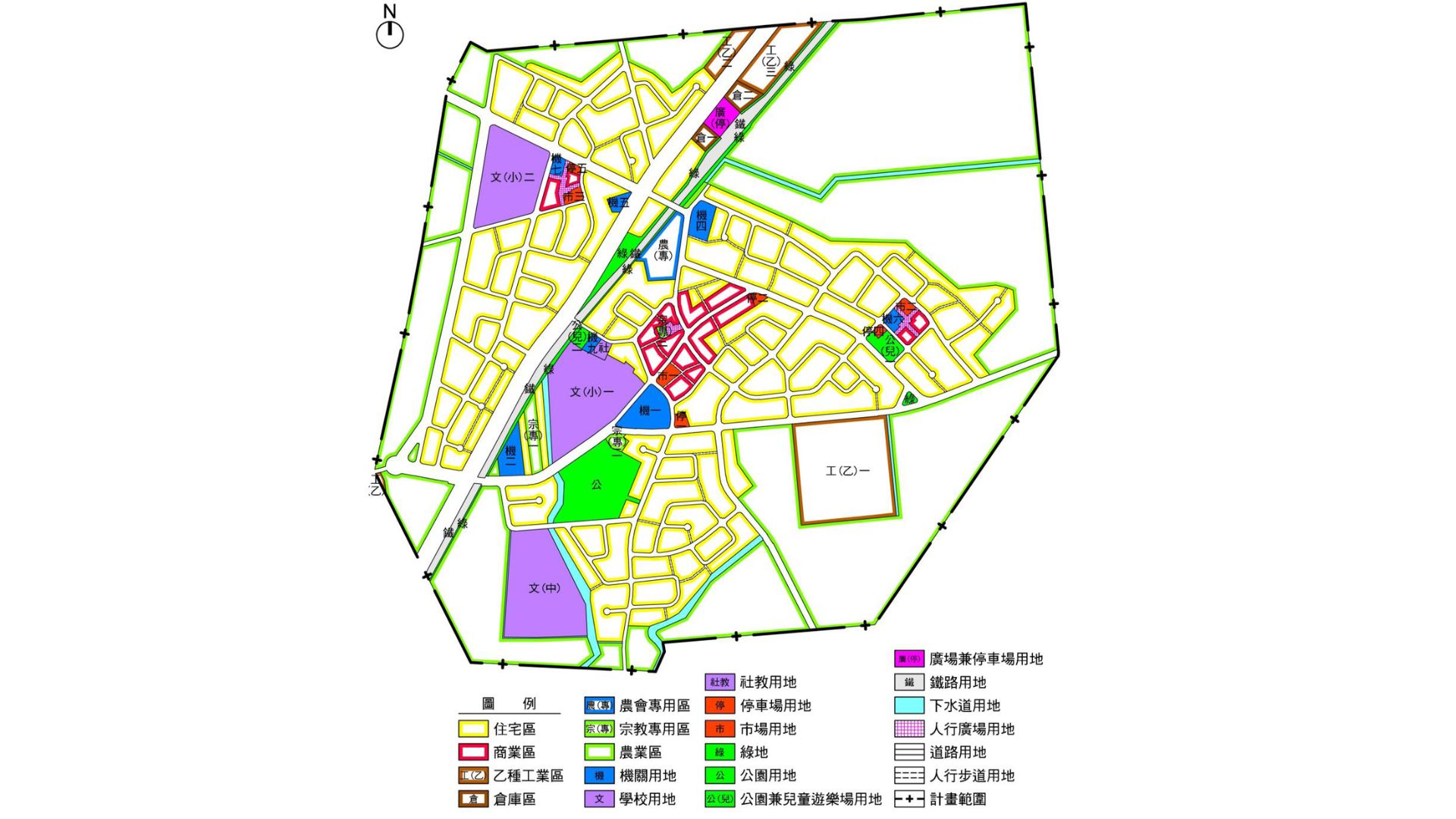 現行水上都市計畫