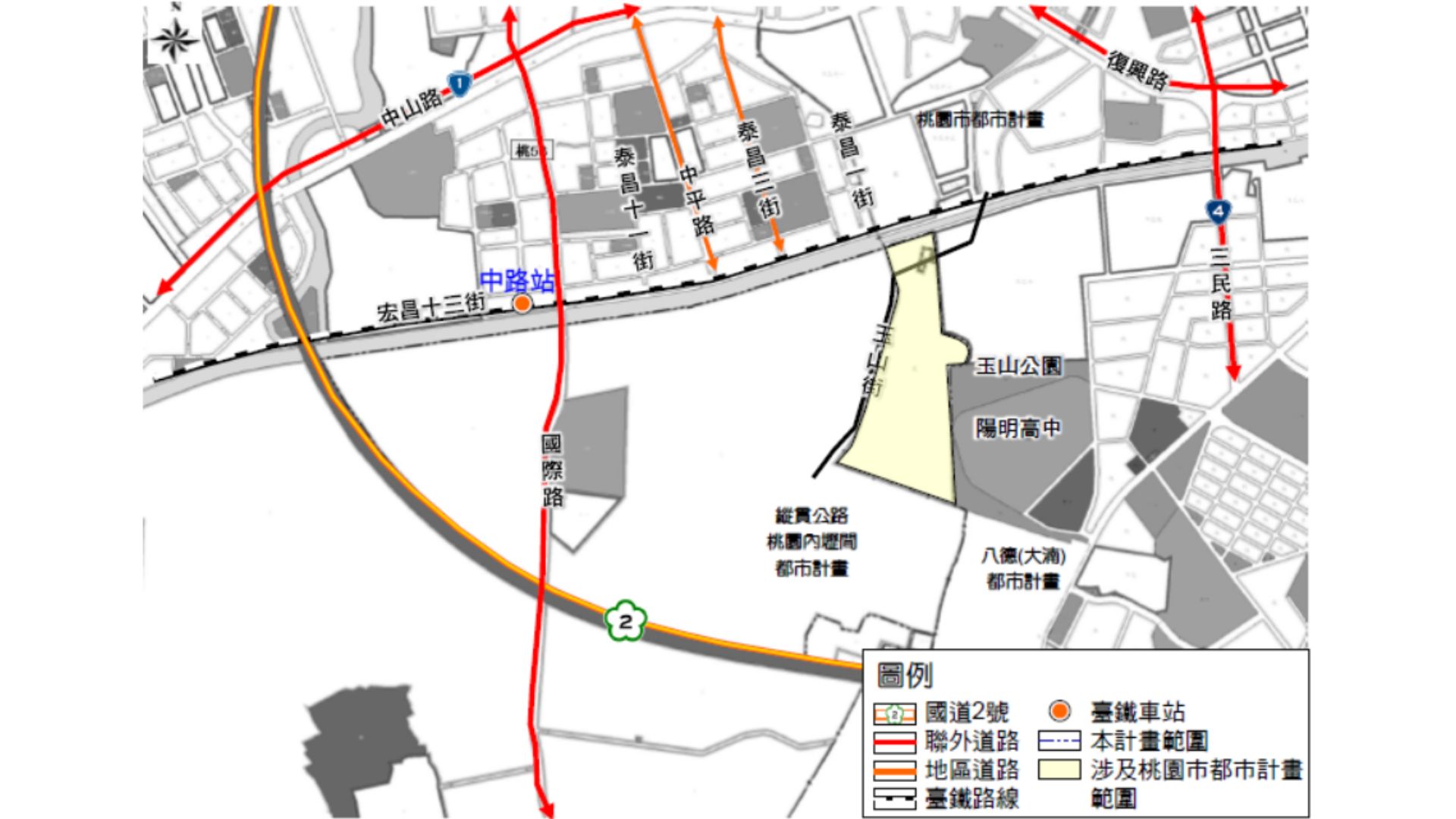 計畫區周邊道路系統