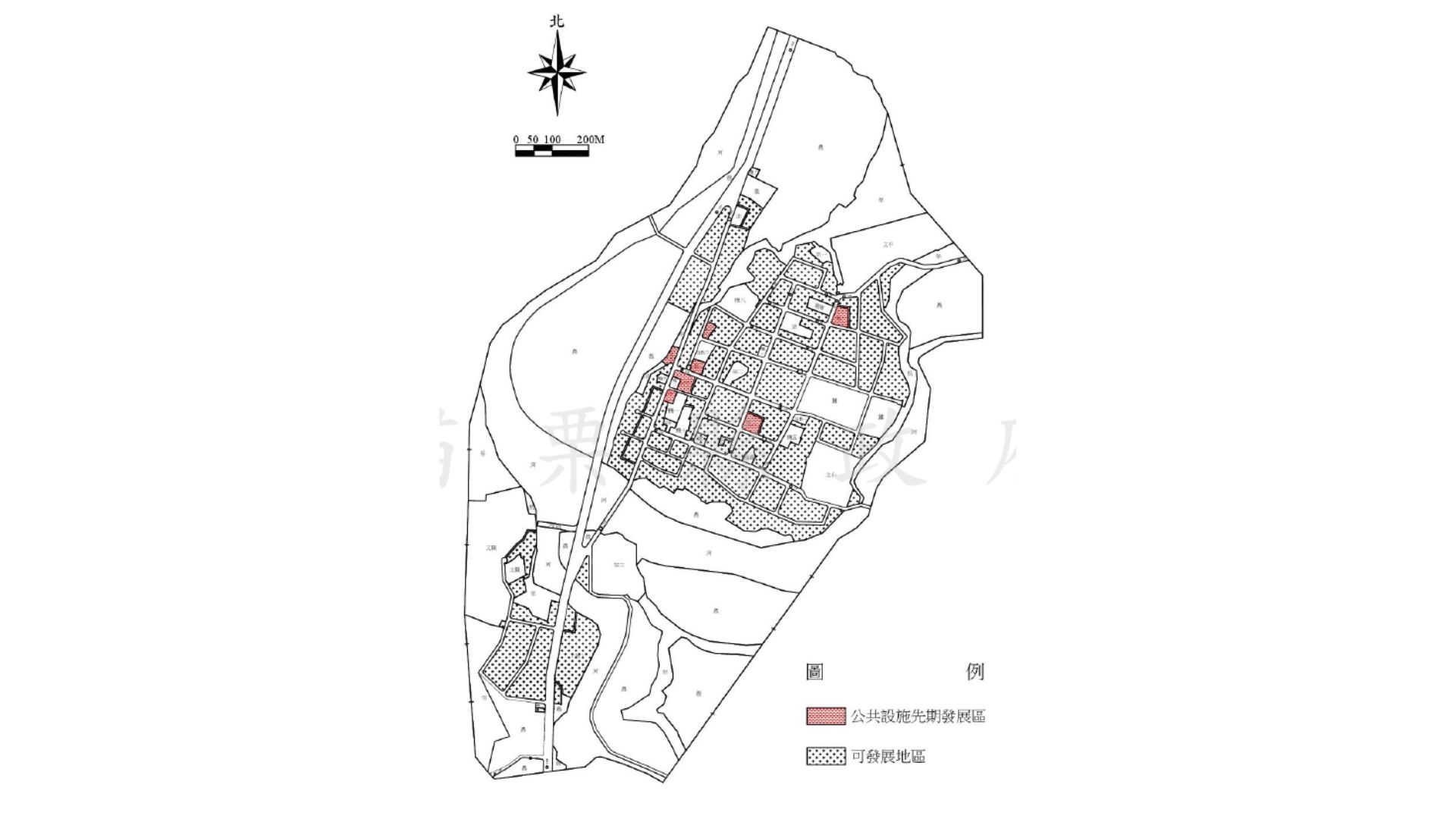 變更大湖都市計畫(第三次通盤檢討)分期分區發展示意圖