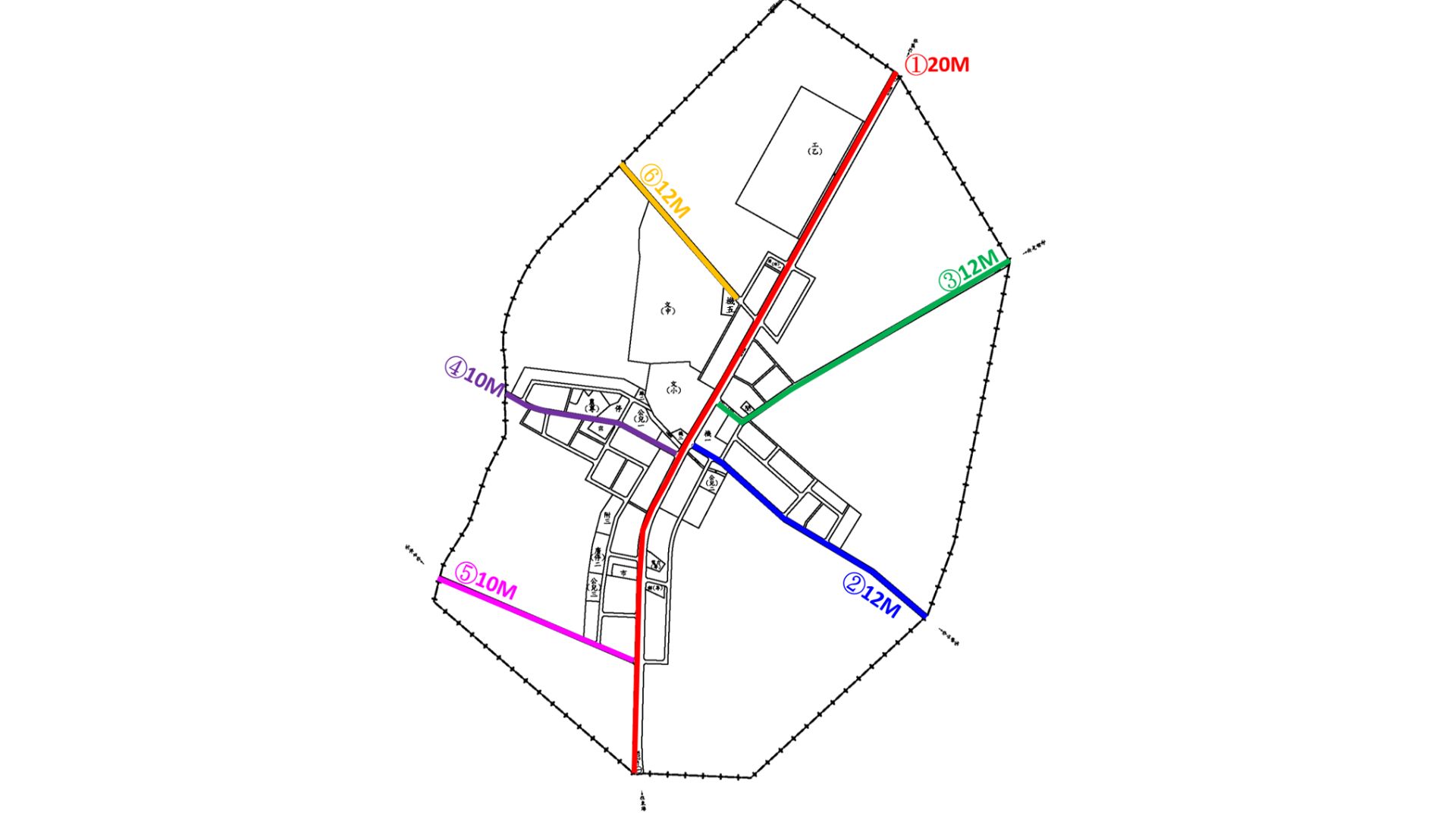 道路系統示意