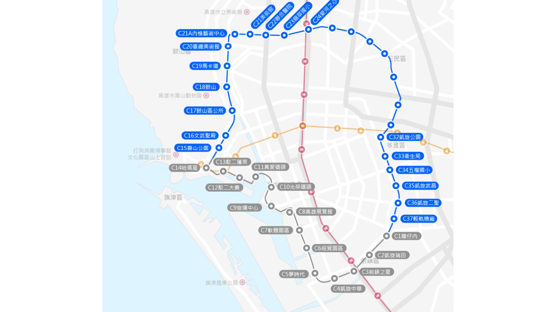 高雄環狀輕軌捷運建設（第二階段）