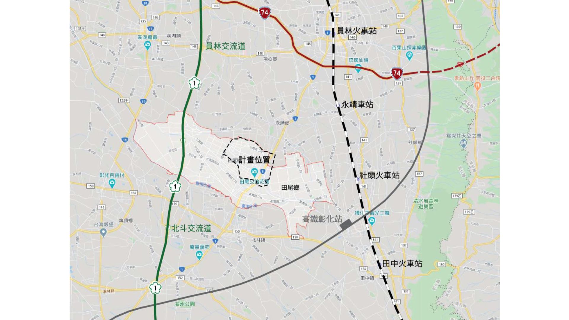 計畫區位置示意