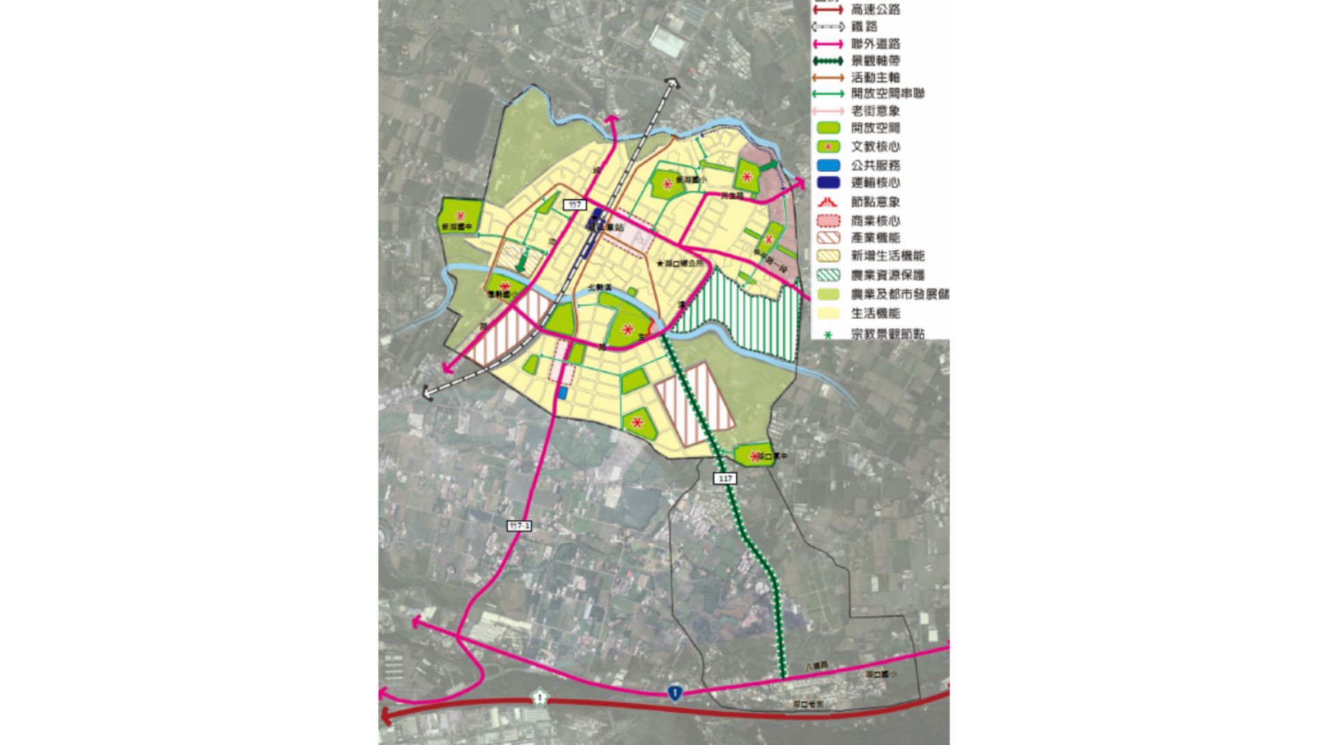 計畫區整體空間發展構想