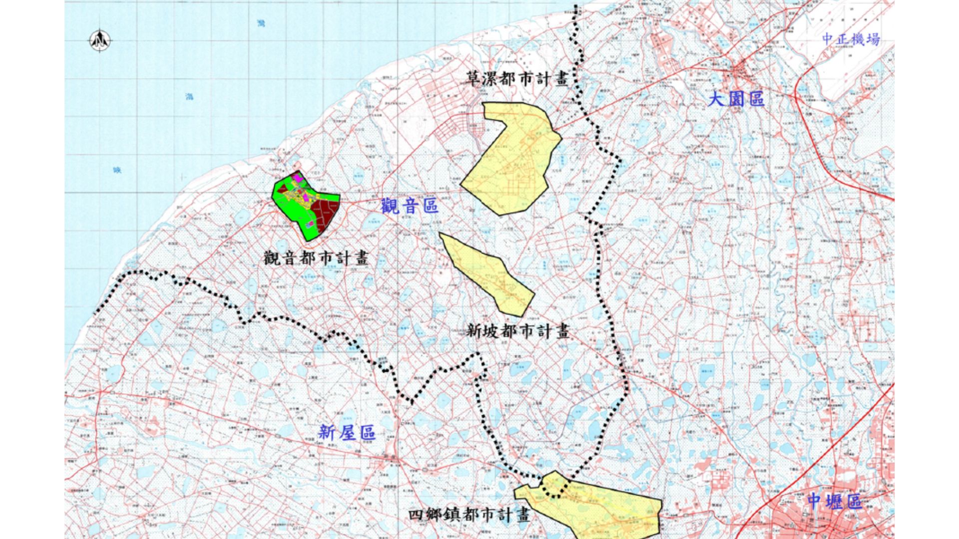計畫區地理位置示意圖
