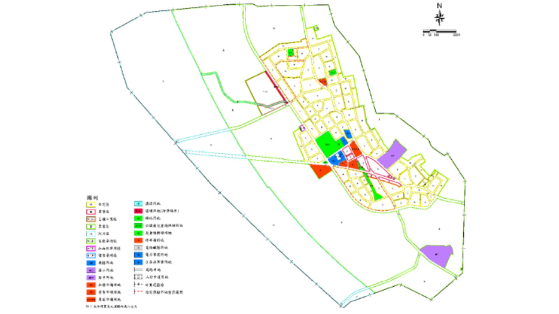 變更大內都市計畫主要計畫（第五次通盤檢討）變更後計畫
