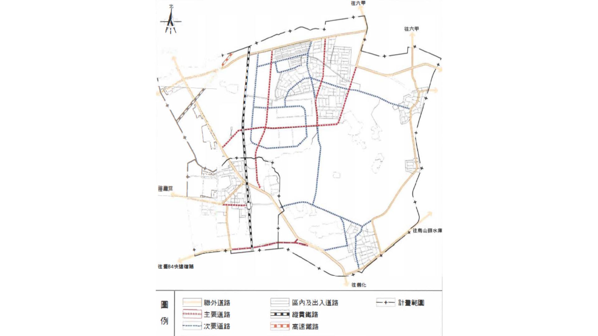 本計畫交通系統示意圖