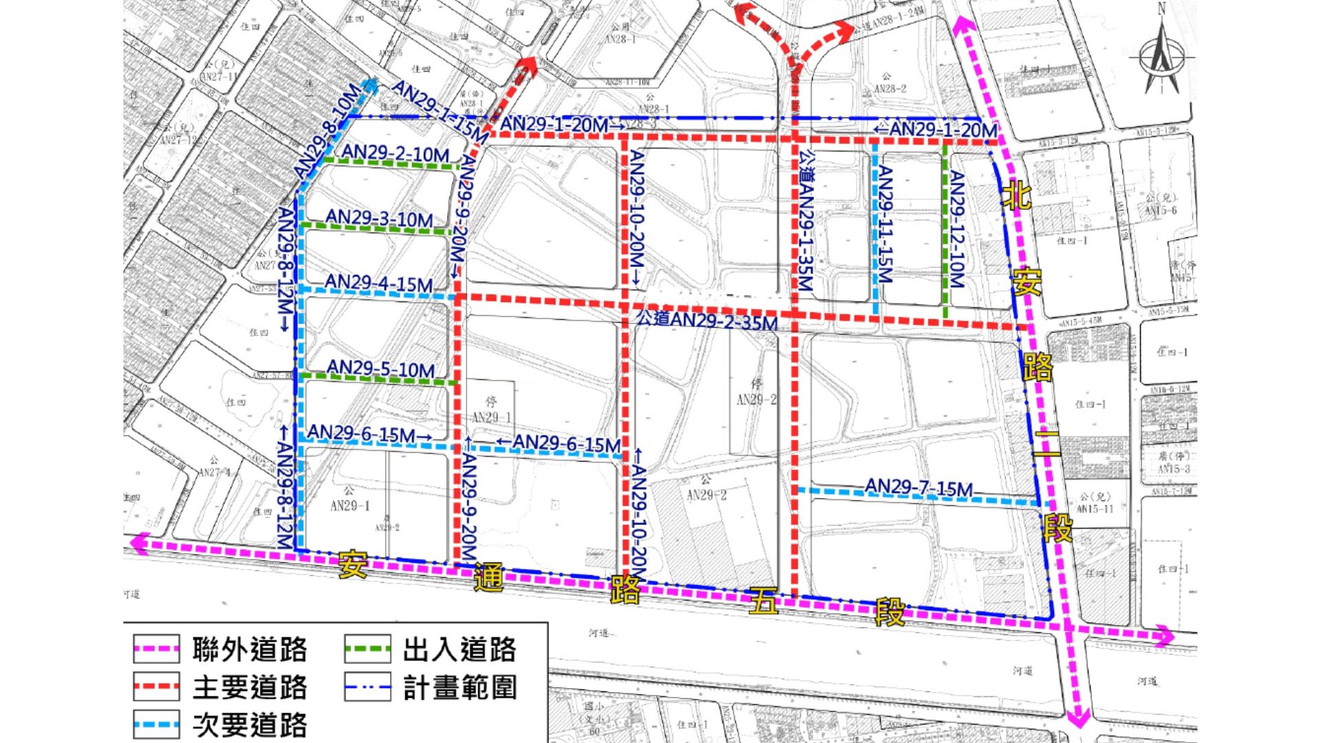 交通動線系統示意圖
