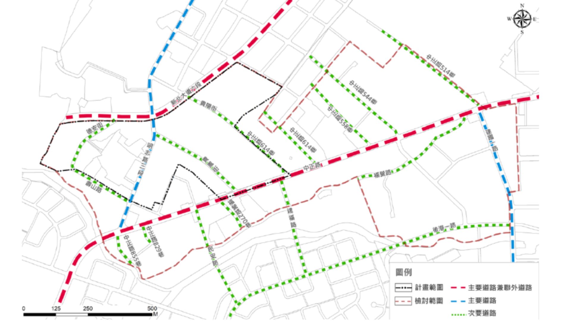 計畫範圍周邊交通系統現況